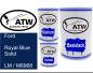 Preview: Ford, Royal Blue Solid, LM / M6968: 500ml Lackdose + 500ml Klarlack + 250ml Härter - Set, von ATW Autoteile West.